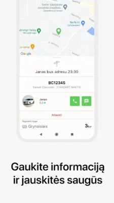 Plungės taksi android App screenshot 2