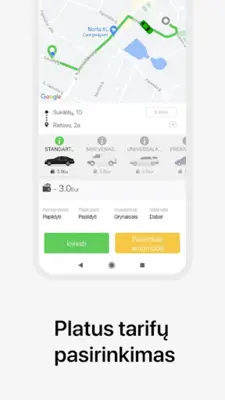 Plungės taksi android App screenshot 3